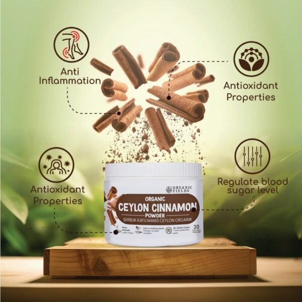 15.1-1.jpg ORGANIC FIELDS Organic Ceylon Cinnamon Powder