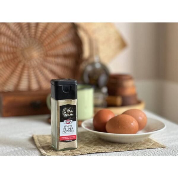 HEXA White Pepper Powder 45gm Serbuk Lada Putih Glass Jar
